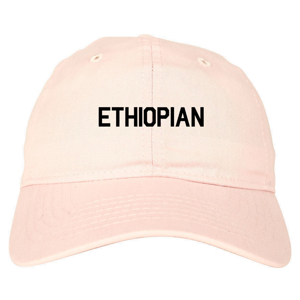 Ethiopian_Colors_Ethiopia Pink Dad Hat