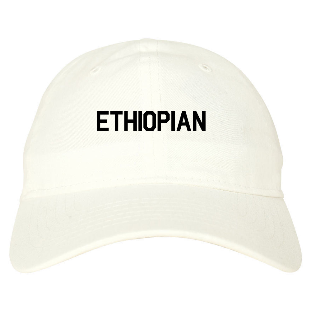 Ethiopian_Colors_Ethiopia White Dad Hat