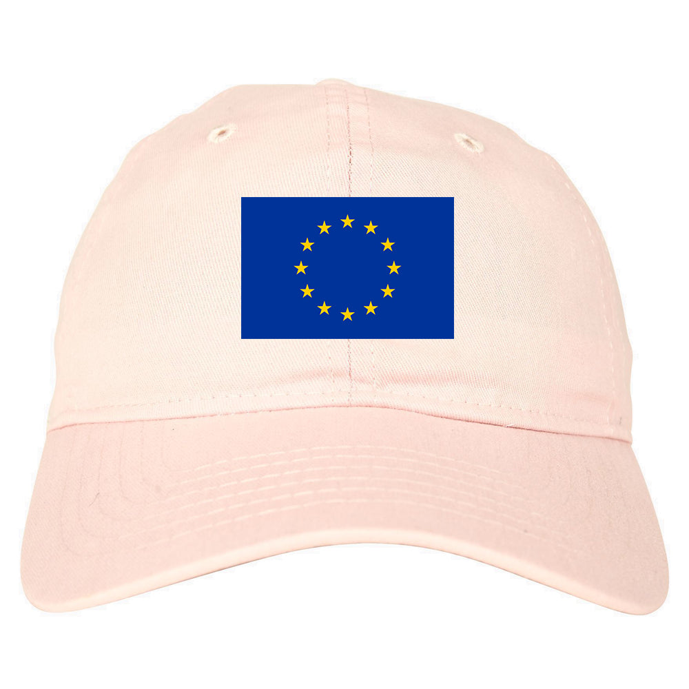 European_Union_Flag Pink Dad Hat