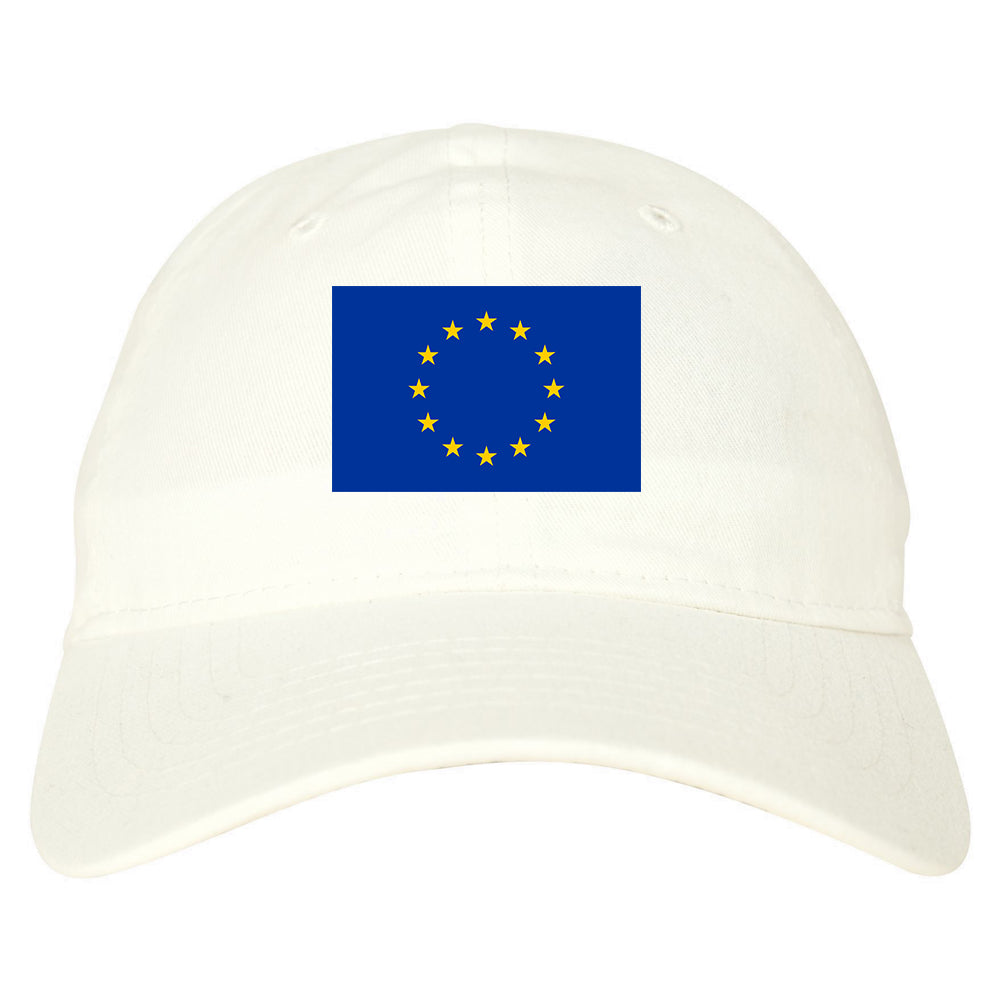European_Union_Flag White Dad Hat