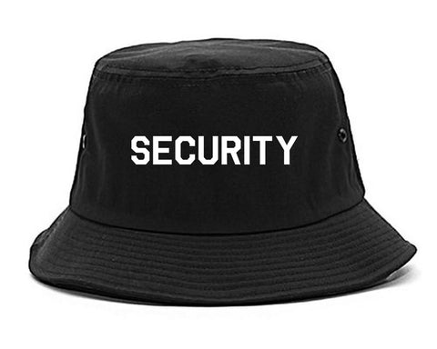 Event_Security_Uniform Black Bucket Hat