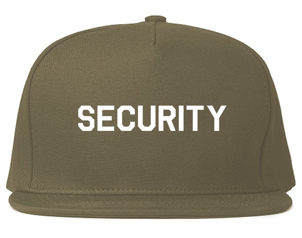 Event_Security_Uniform Grey Snapback Hat