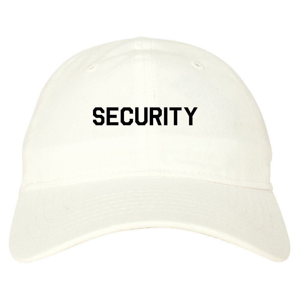 Event_Security_Uniform White Dad Hat