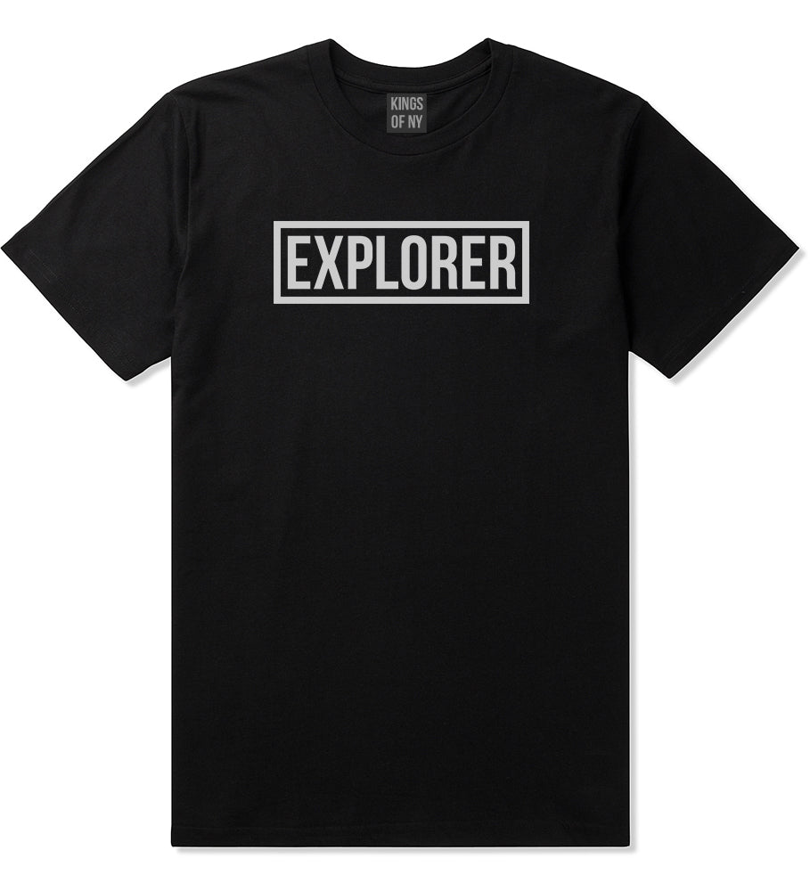 Explorer Box Mens Black T-Shirt by KINGS OF NY