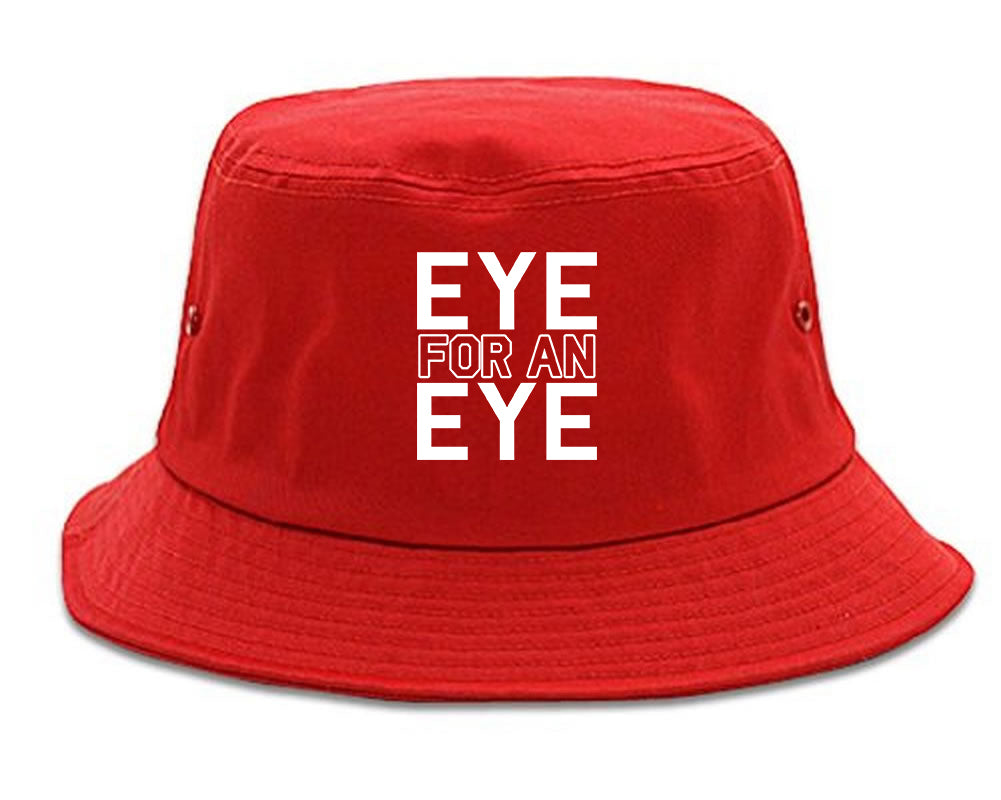 Eye For An Eye Mens Snapback Hat Red