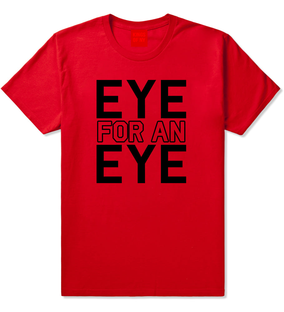 Eye For An Eye Mens T Shirt Red