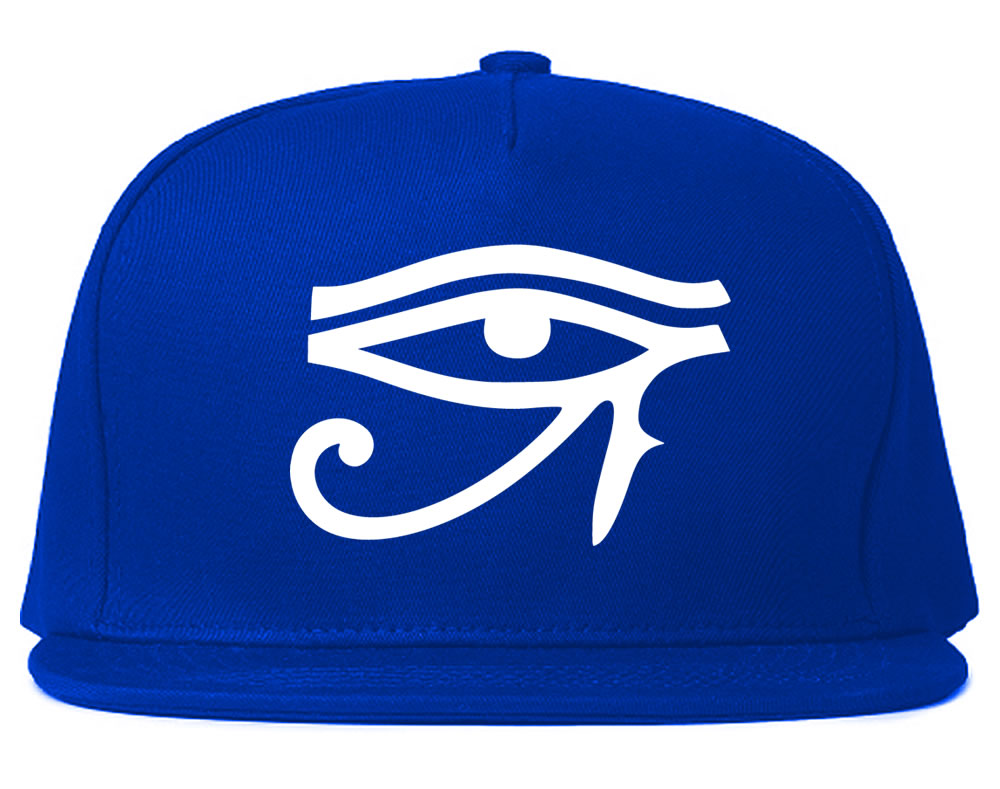 Eye Of Horus Snapback Hat Baseball Cap Royal Blue