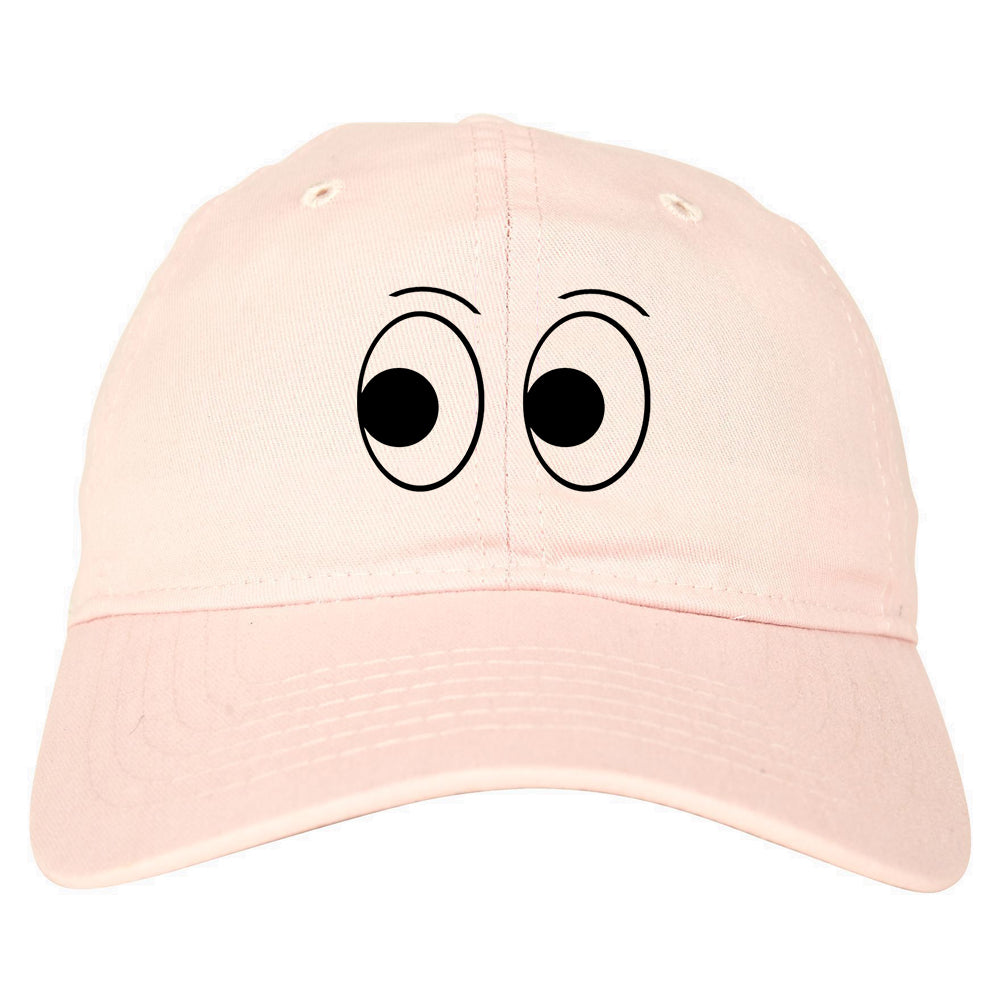 Eyes_Emoji Pink Dad Hat