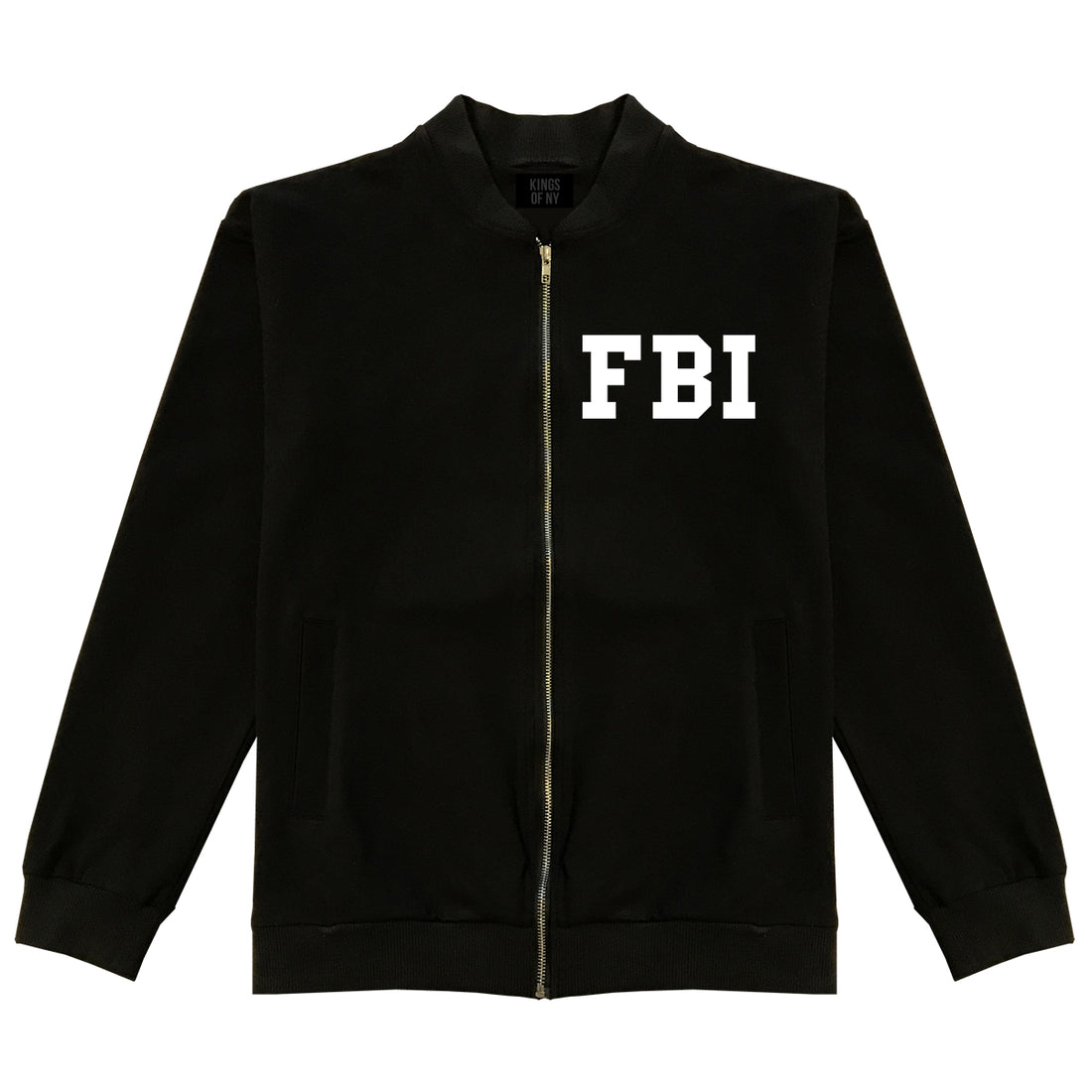 FBI Law Enforcement Costume Bomber Jacket Black