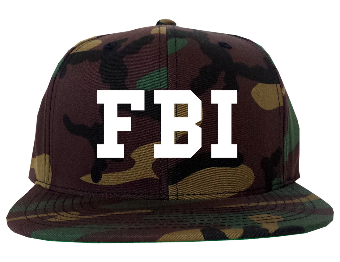 FBI_Law_Enforcement Camo Snapback Hat
