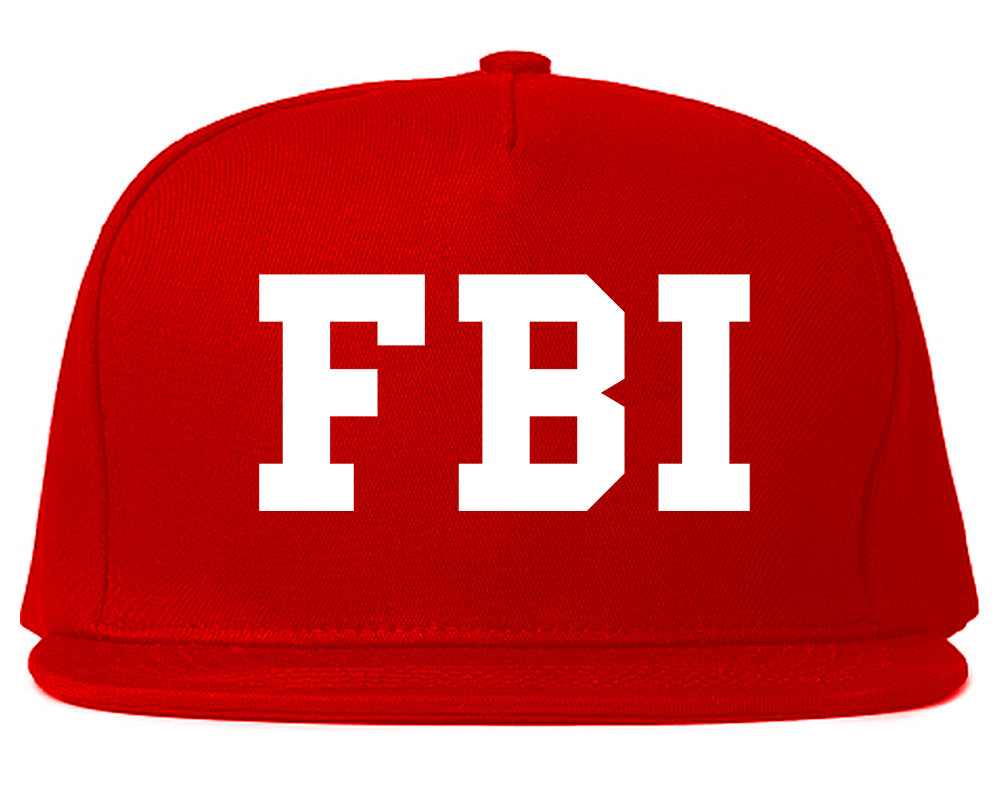FBI_Law_Enforcement Red Snapback Hat