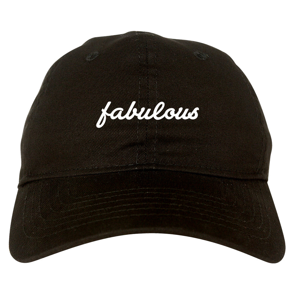 Fabulous_Script Black Dad Hat