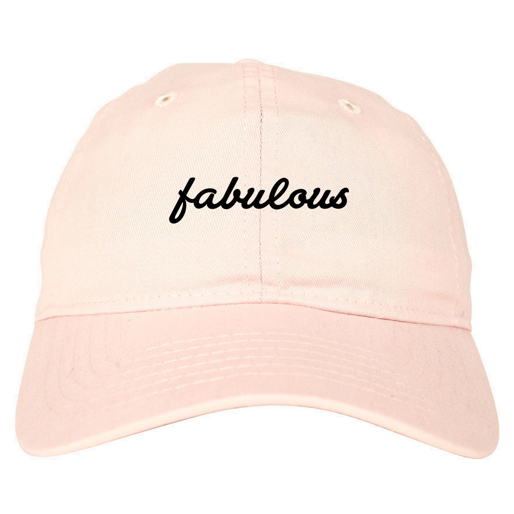 Fabulous_Script Pink Dad Hat