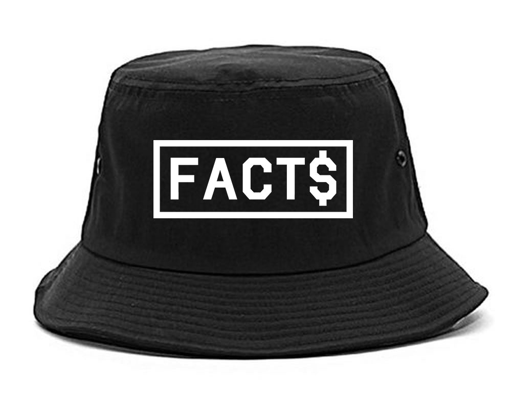 Facts Money Sign Box Mens Bucket Hat Black