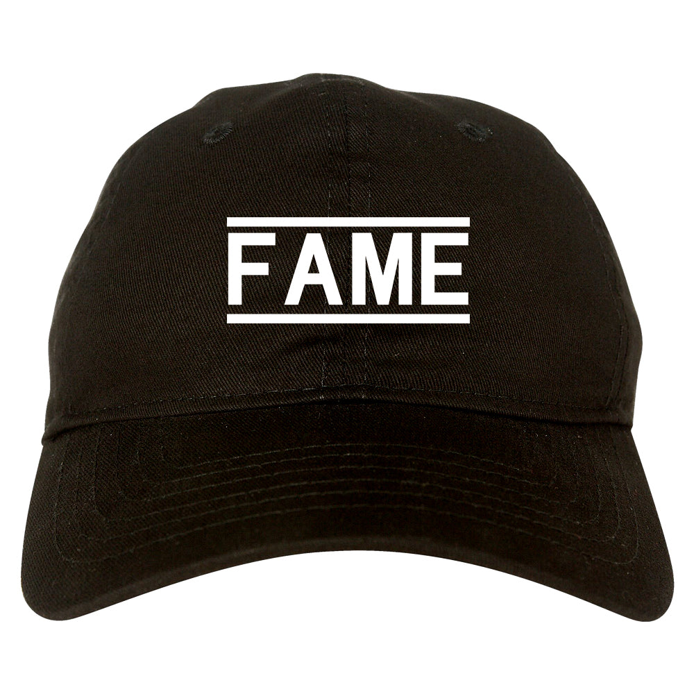 Fame_Famous Black Dad Hat