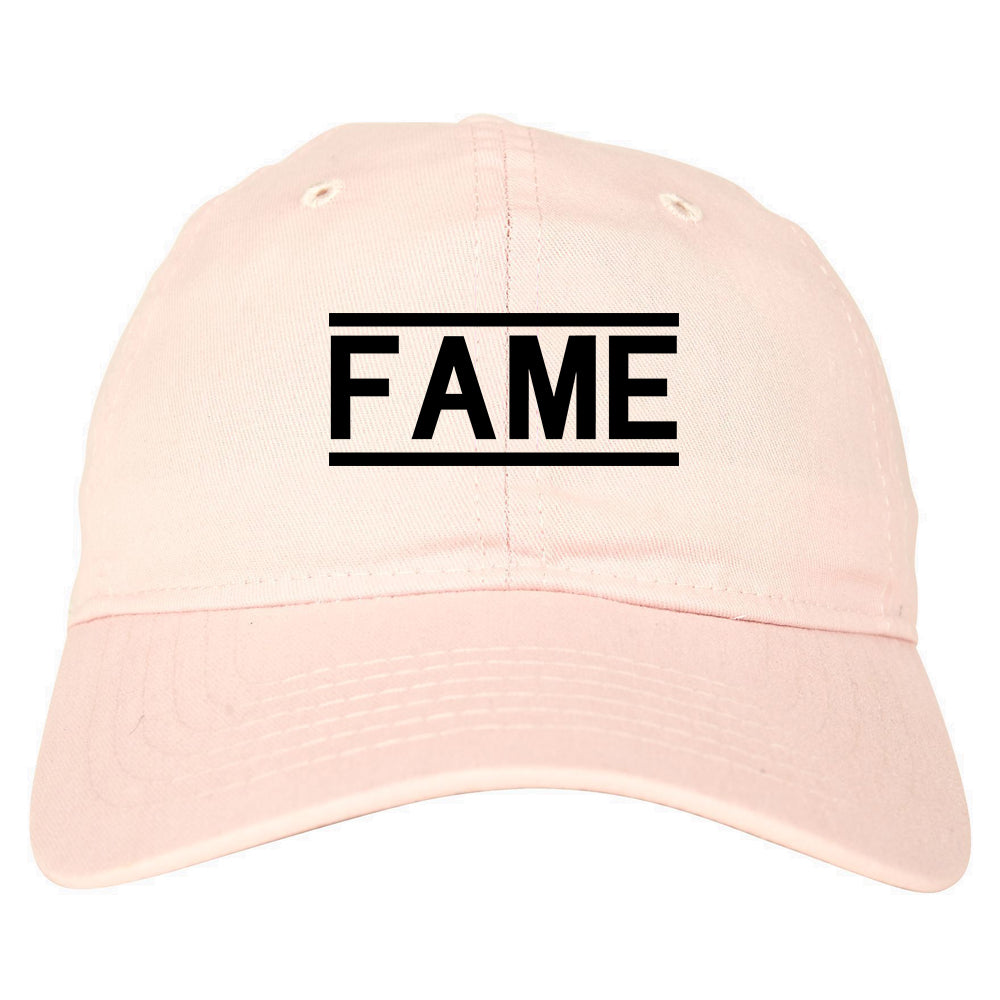 Fame_Famous Pink Dad Hat