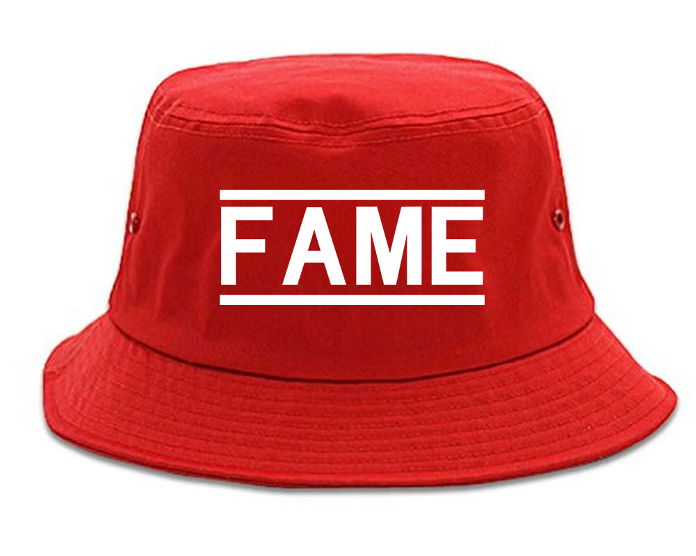 Fame_Famous Red Bucket Hat
