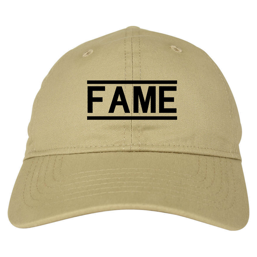 Fame_Famous Tan Dad Hat