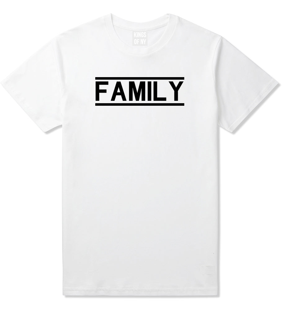 Family Fam Squad Mens White T-Shirt by KINGS OF NY