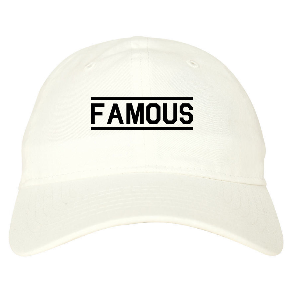 Famous White Dad Hat