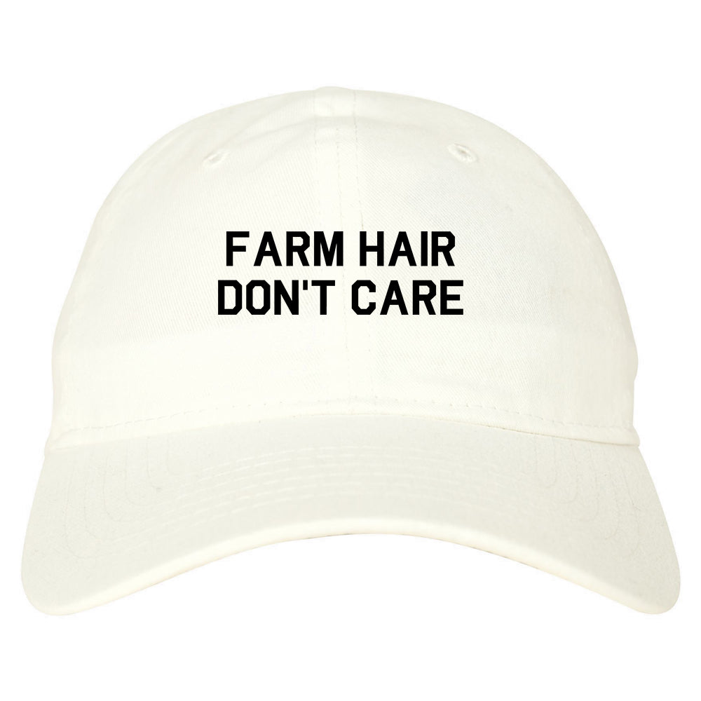 Farm_Hair_Dont_Care White Dad Hat