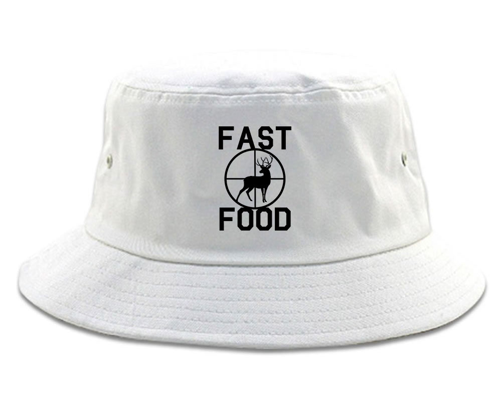 Fast_Food_Deer_Hunting White Bucket Hat