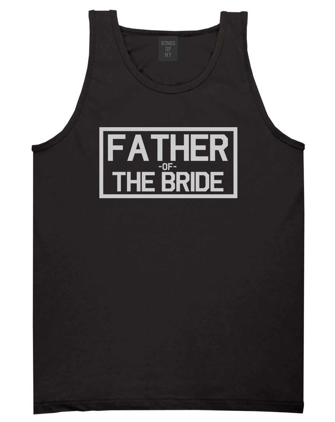 Father_Of_The_Bride Mens Black Tank Top Shirt by Kings Of NY