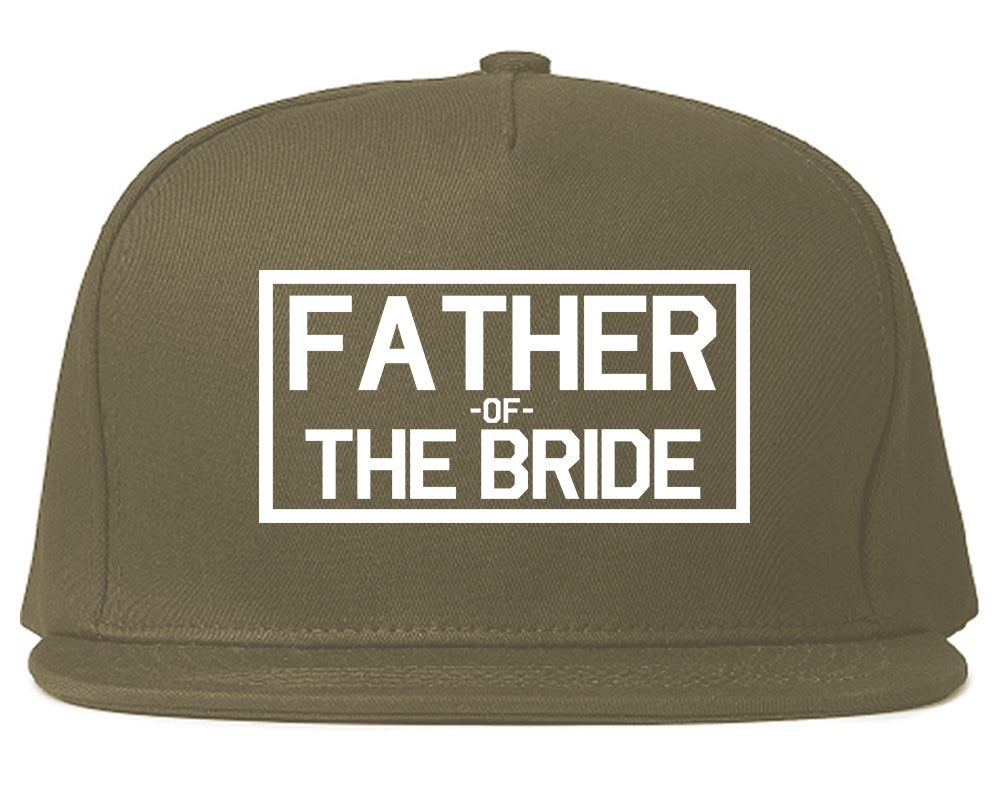 Father_Of_The_Bride Mens Grey Snapback Hat by Kings Of NY