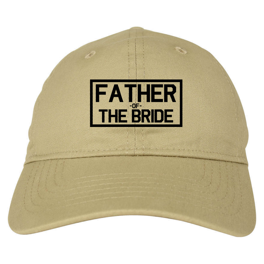 Father_Of_The_Bride Mens Tan Snapback Hat by Kings Of NY