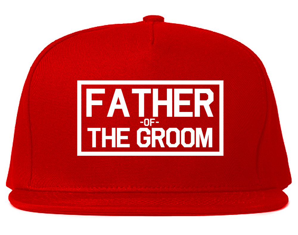 Father_Of_The_Groom Mens Red Snapback Hat by Kings Of NY