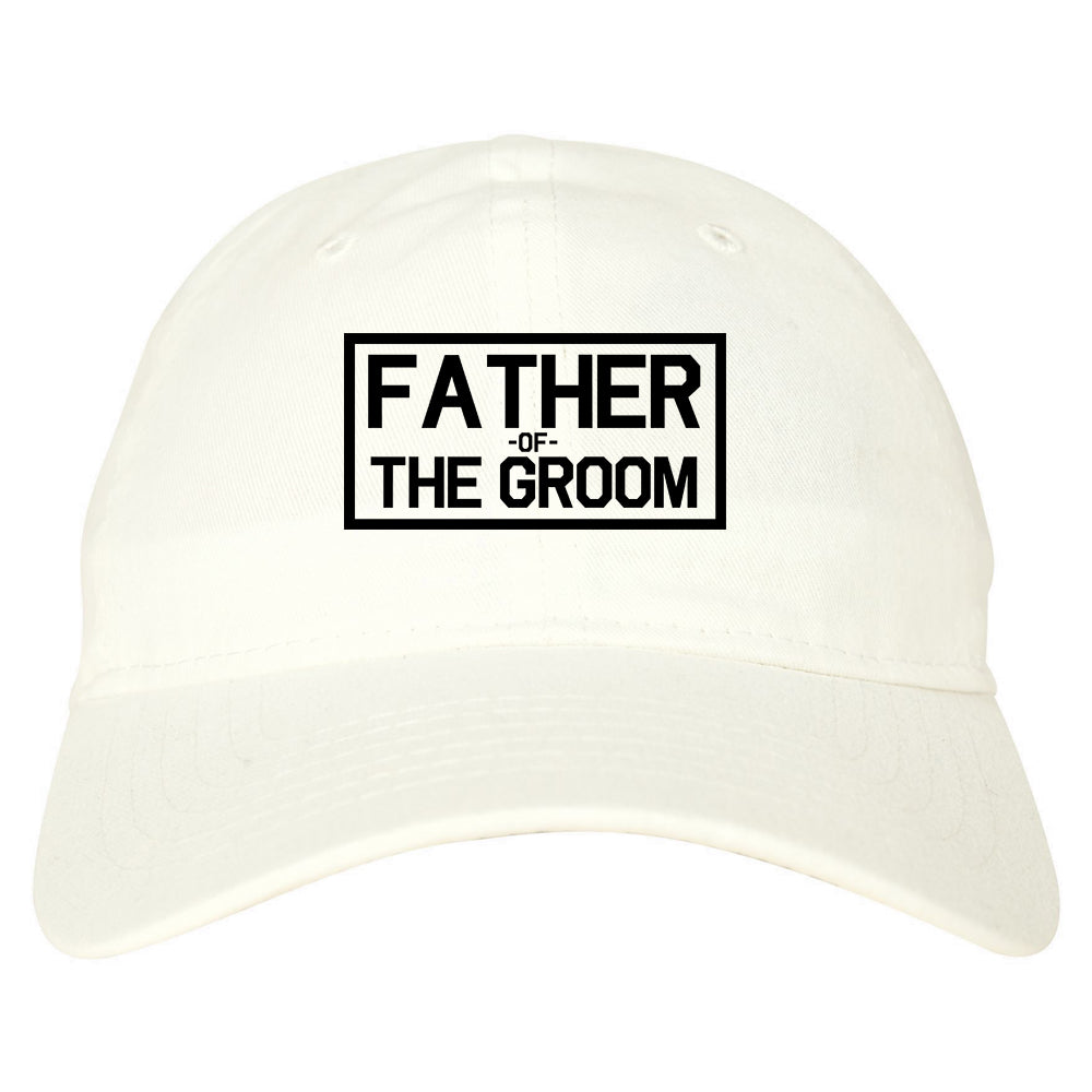 Father_Of_The_Groom Mens White Snapback Hat by Kings Of NY