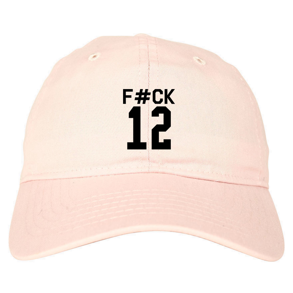 Fck 12 Police Brutality Mens Dad Hat Baseball Cap Pink