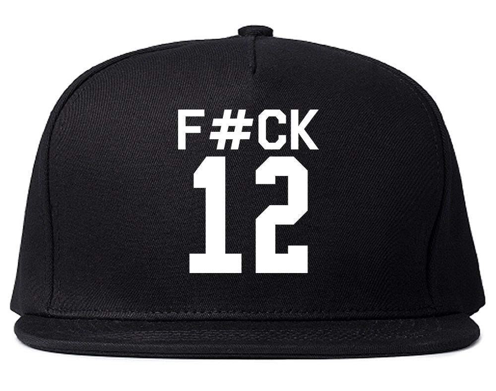 Fck 12 Police Brutality Mens Snapback Hat Black