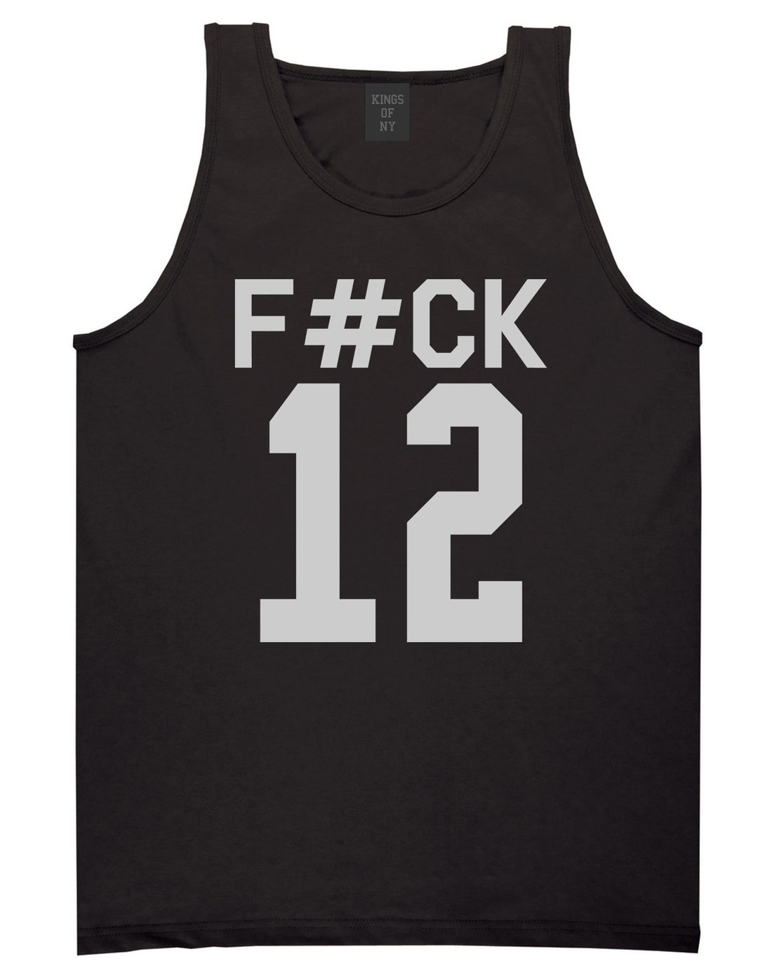 Fck 12 Police Brutality Mens Tank Top Shirt Black by Kings Of NY