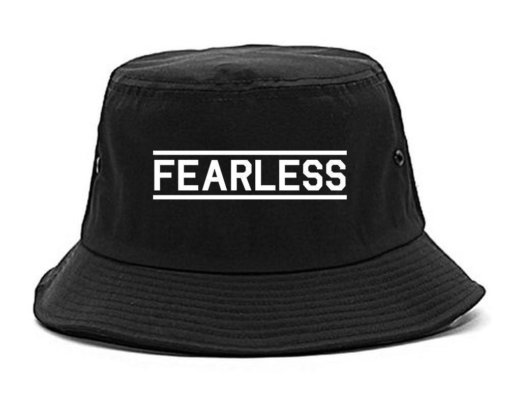 Fearless_Gym Black Bucket Hat