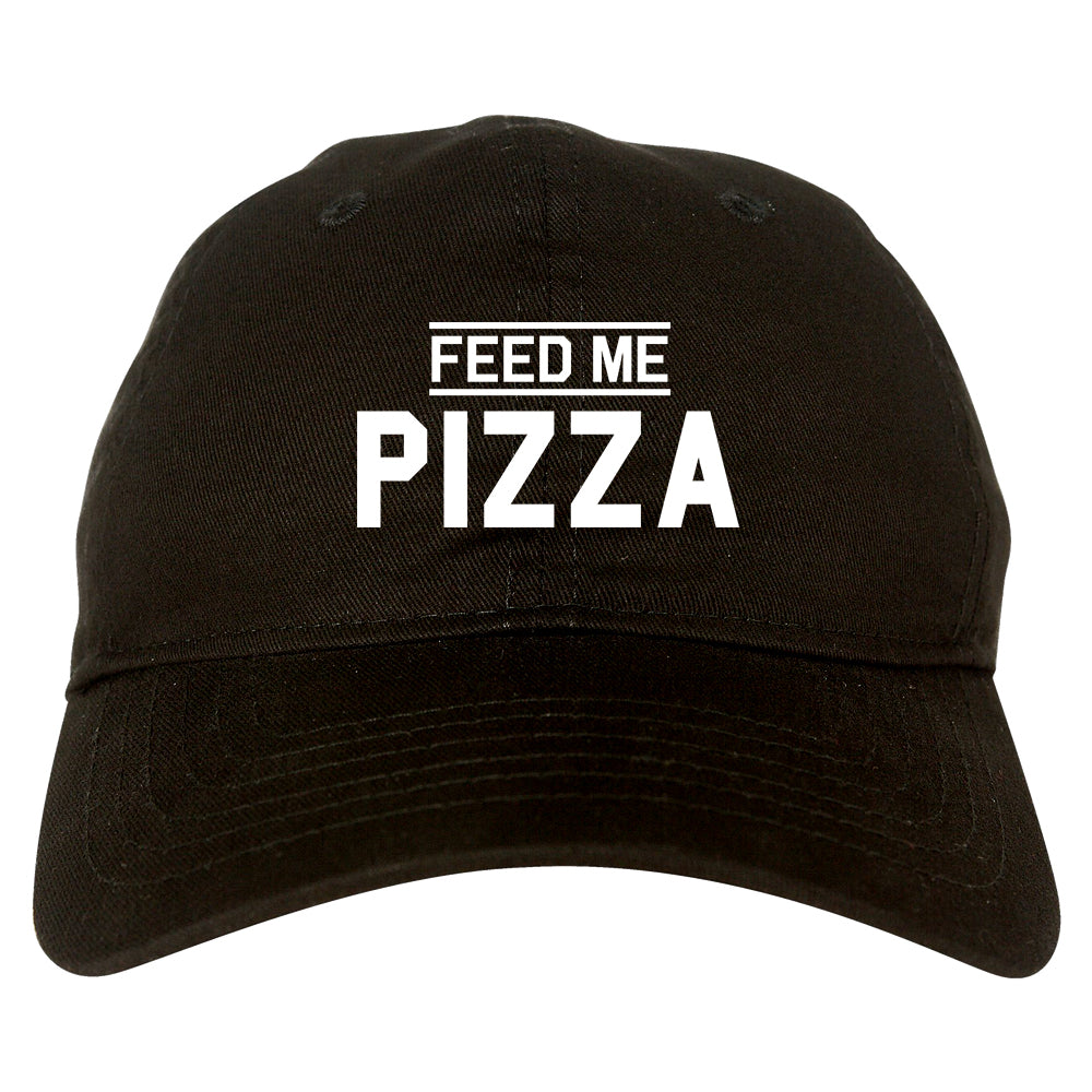 Feed_Me_Pizza Black Dad Hat