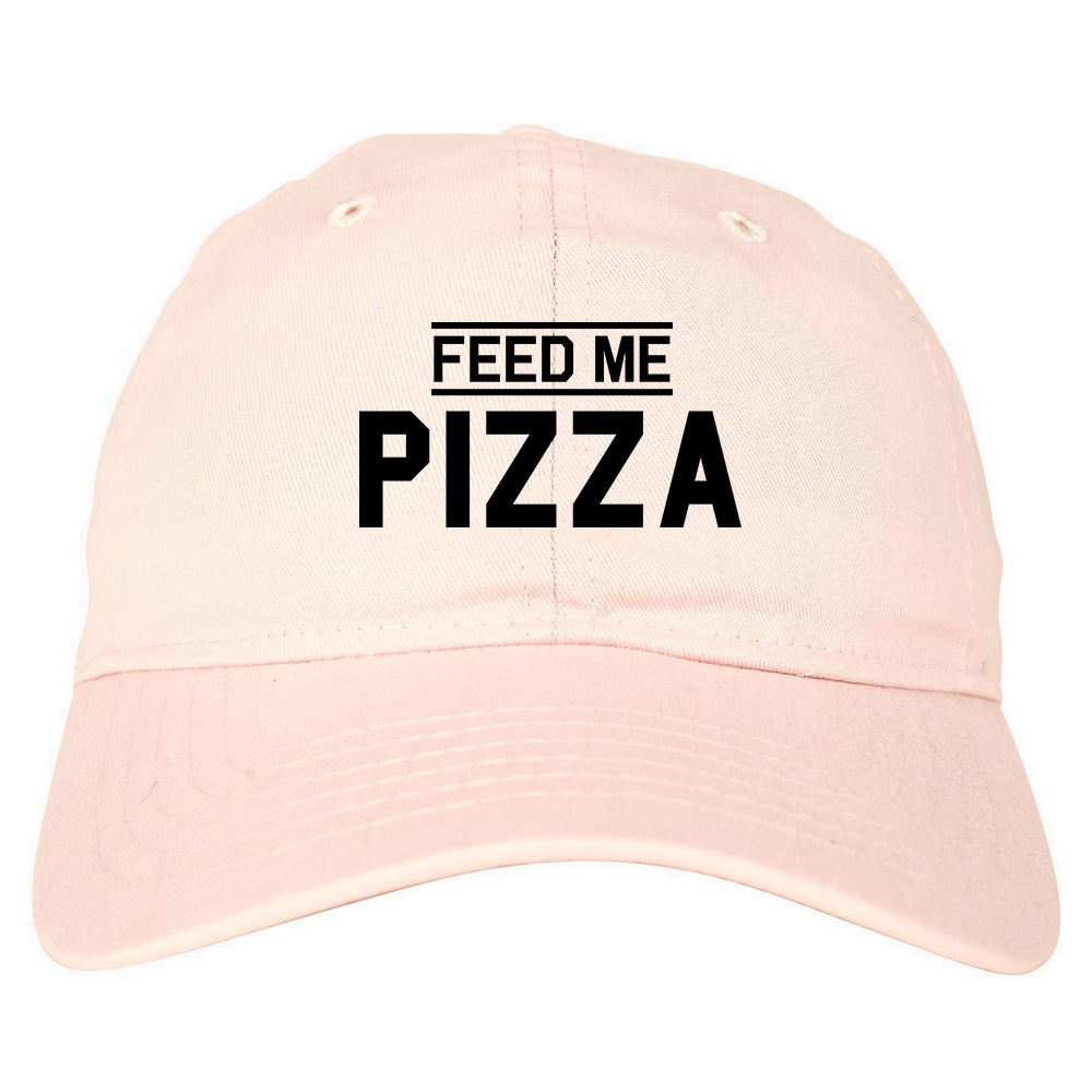 Feed_Me_Pizza Pink Dad Hat