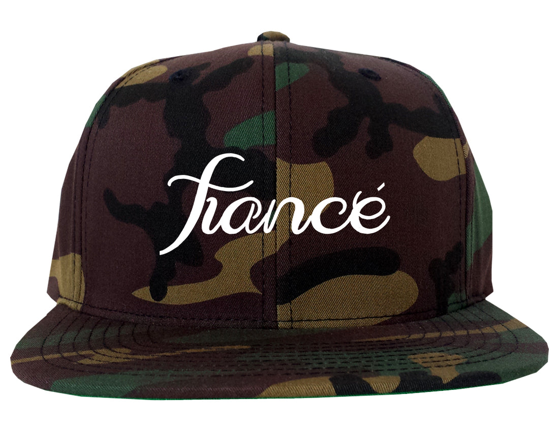 Fiance_Engaged_Engagement Camo Snapback Hat