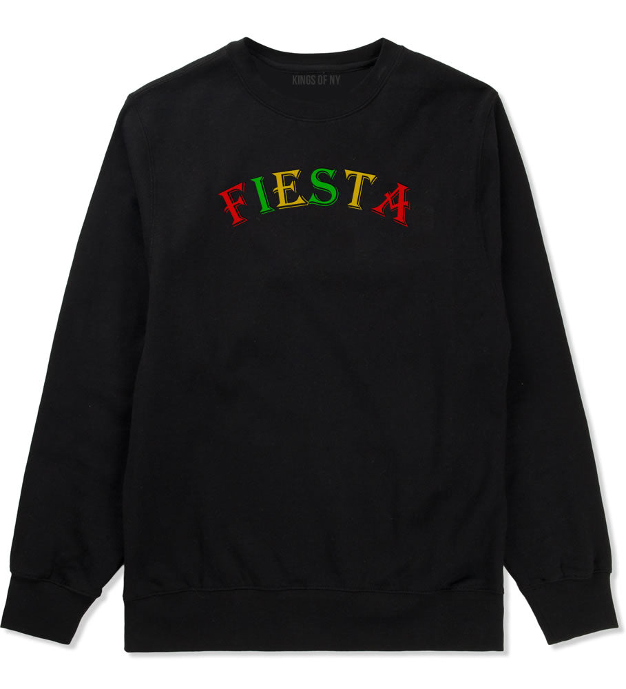 Fiesta Party Cinco De Mayo Mens Black Crewneck Sweatshirt by KINGS OF NY