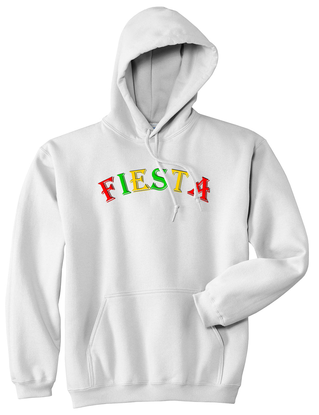 Fiesta Party Cinco De Mayo Mens White Pullover Hoodie by KINGS OF NY