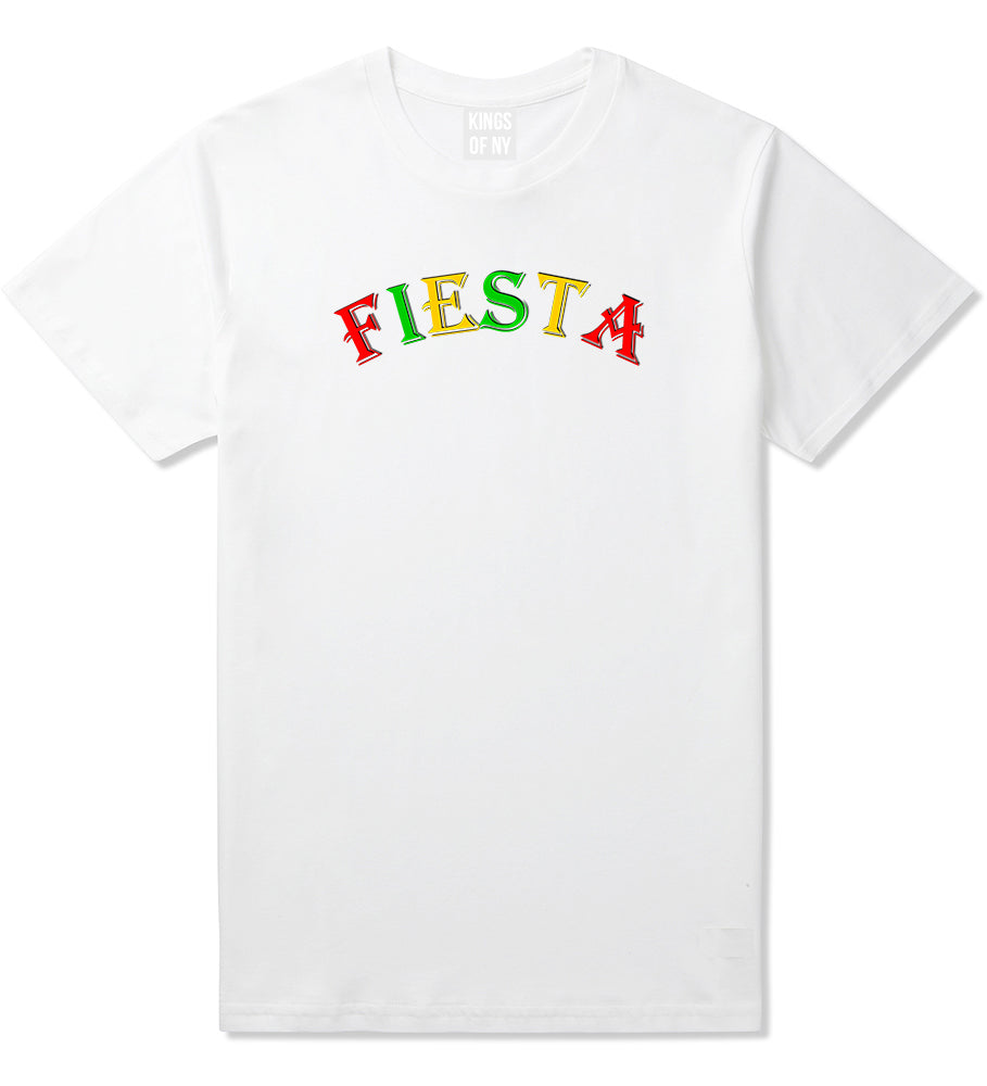 Fiesta Party Cinco De Mayo Mens White T-Shirt by KINGS OF NY