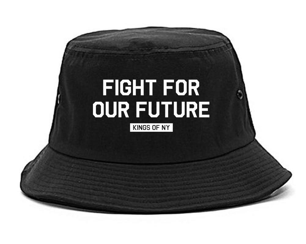 Fight For Our Future Rose Mens Bucket Hat Black
