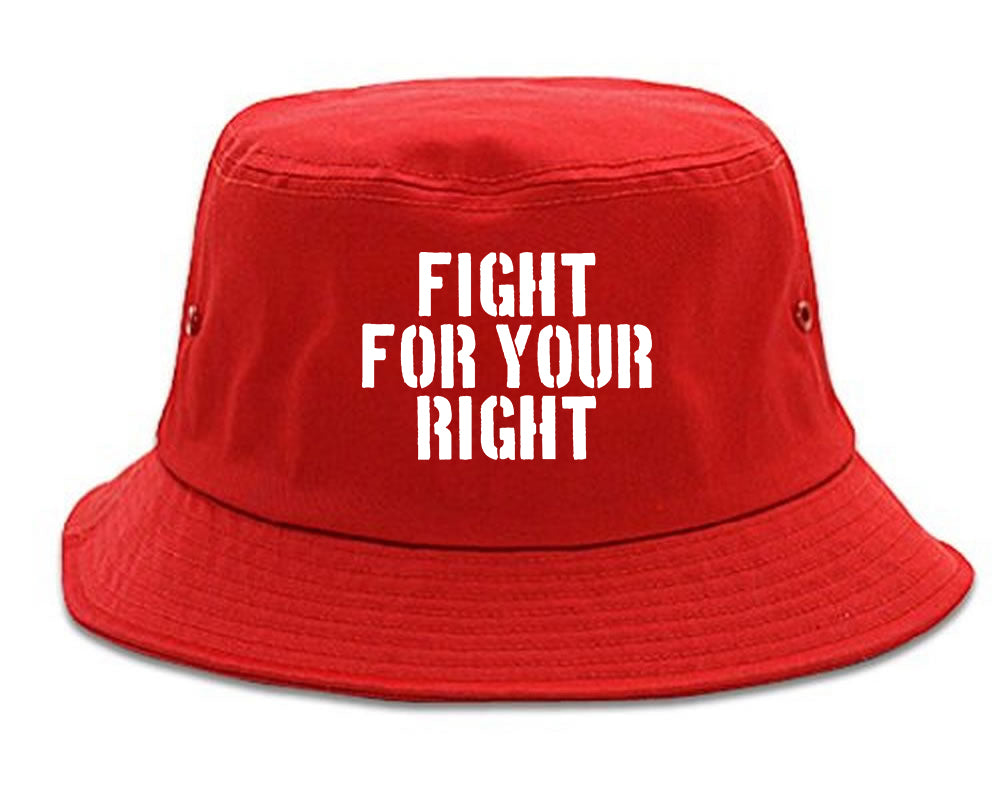 Fight For Your Right Mens Snapback Hat Red