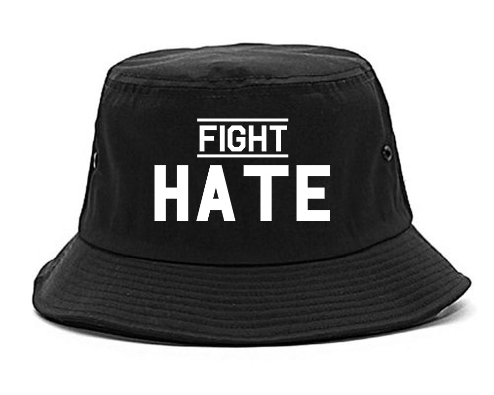 Fight_Hate Black Bucket Hat