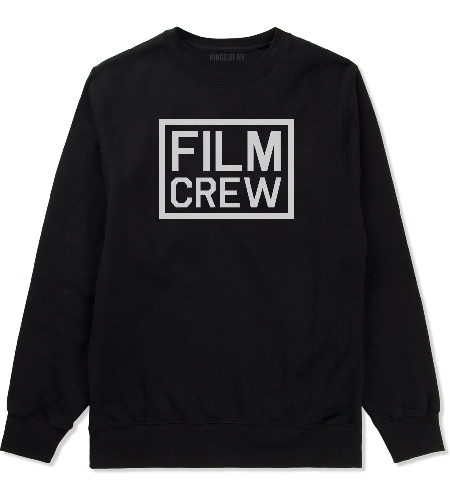 Film Crew Mens Black Crewneck Sweatshirt by KINGS OF NY