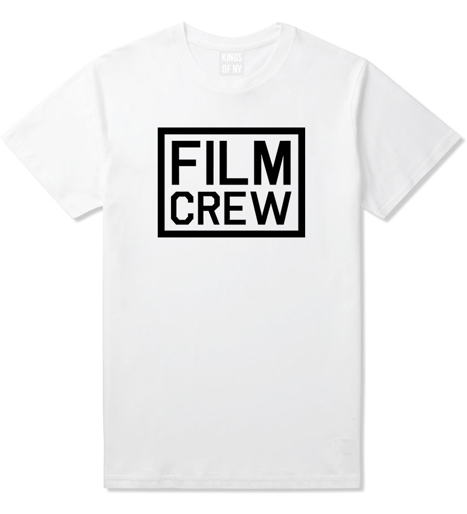 Film Crew Mens White T-Shirt by KINGS OF NY