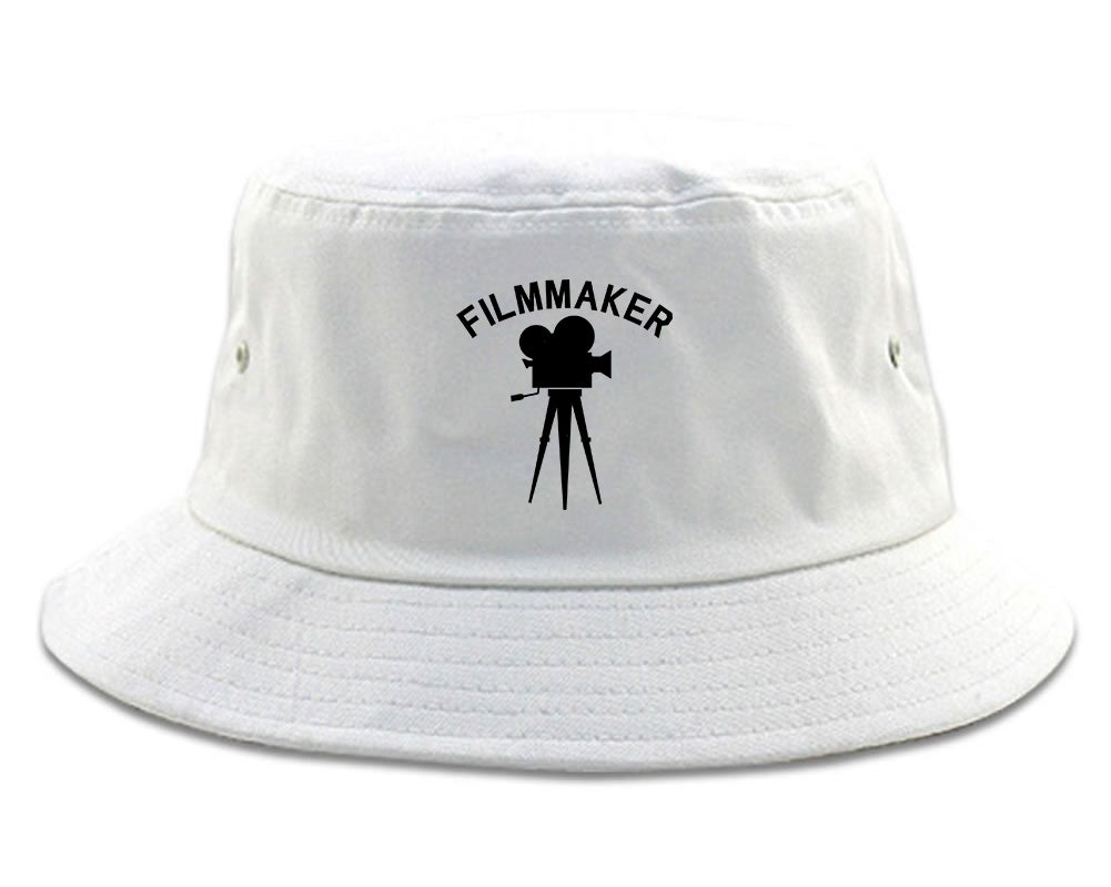 Filmmaker_Camera White Bucket Hat