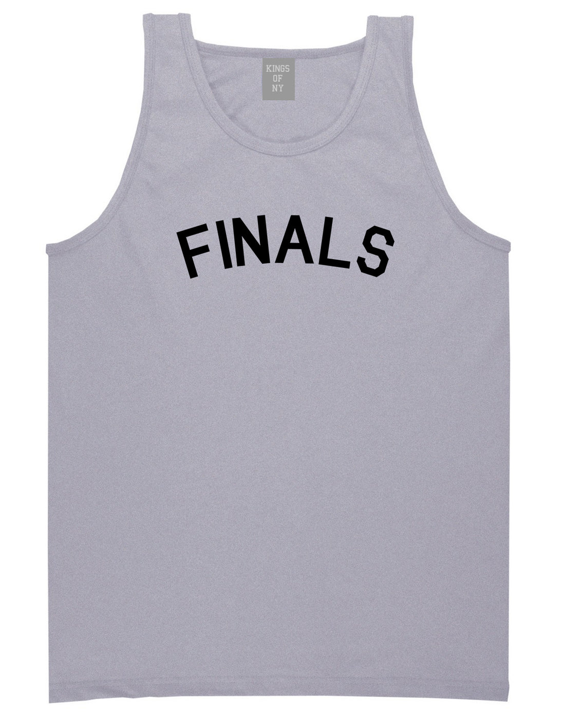 Finals Sports Mens Grey Tank Top Shirt by KINGS OF NY