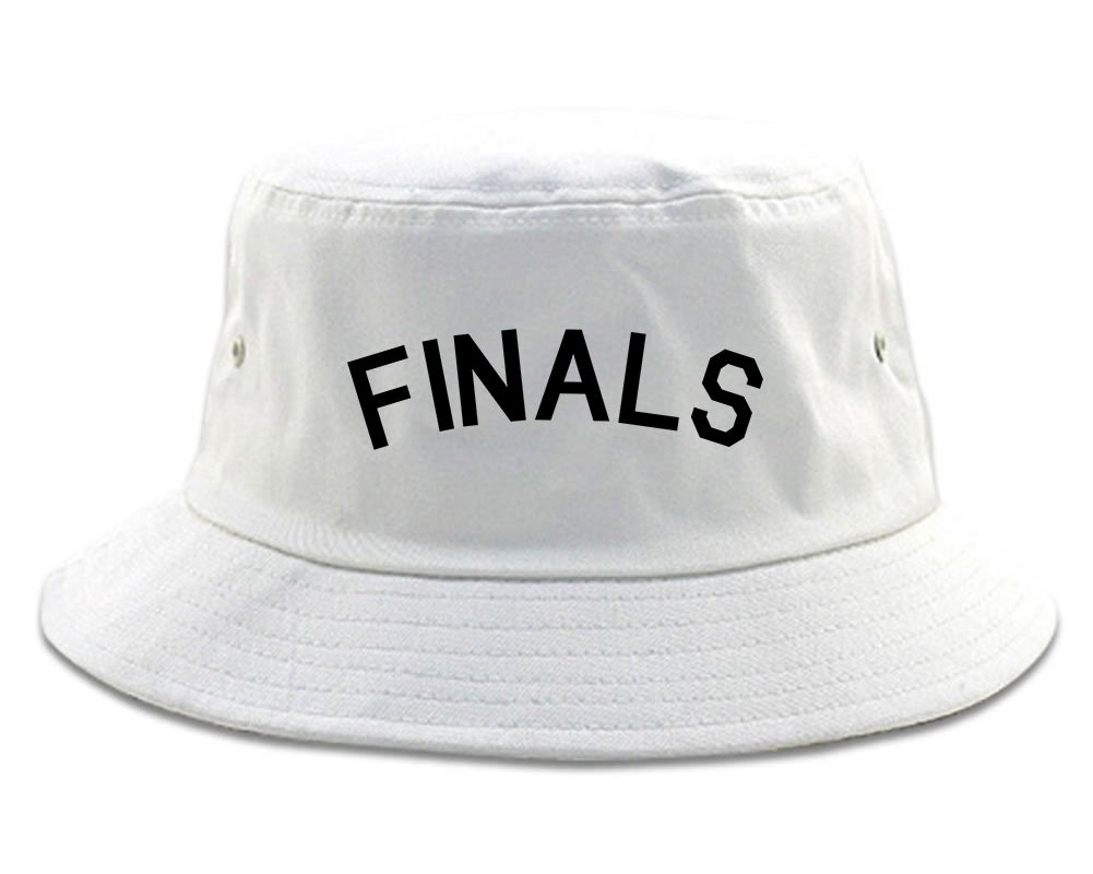 Finals_Sports White Bucket Hat