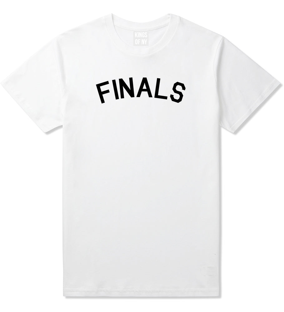 Finals Sports Mens White T-Shirt by KINGS OF NY